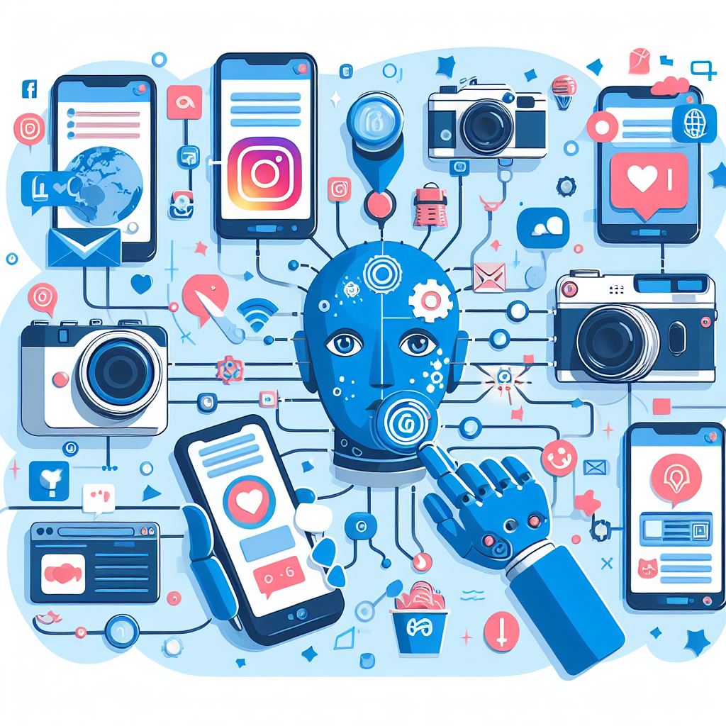 AI tools als hulpmiddel voor het maken van content voor social media.